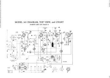 Atwater Kent 165 schematic circuit diagram
